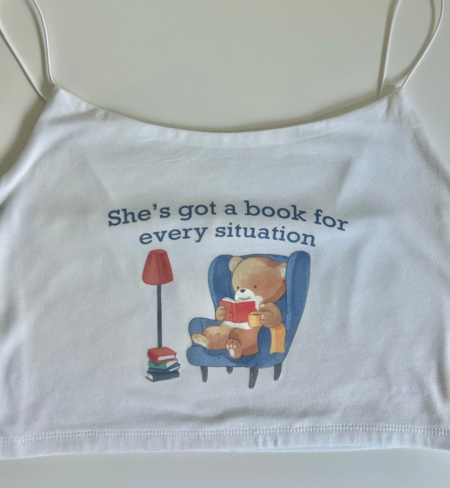 Beary Styles bookish PJ's - Cotton tank